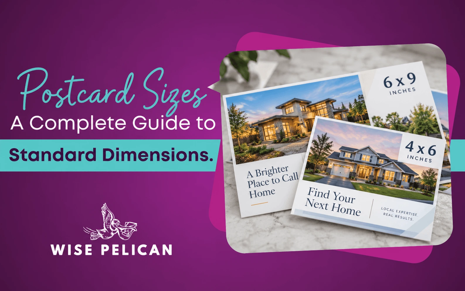 Postcard Sizes: A Complete Guide to Standard Dimensions — 6x9 and 4x6 real estate postcards