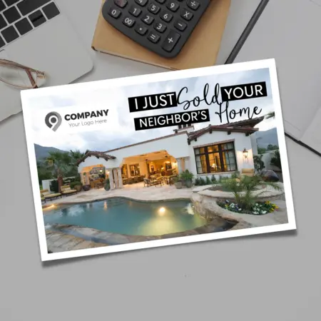 Just Sold Your Neighbor's Home Postcards