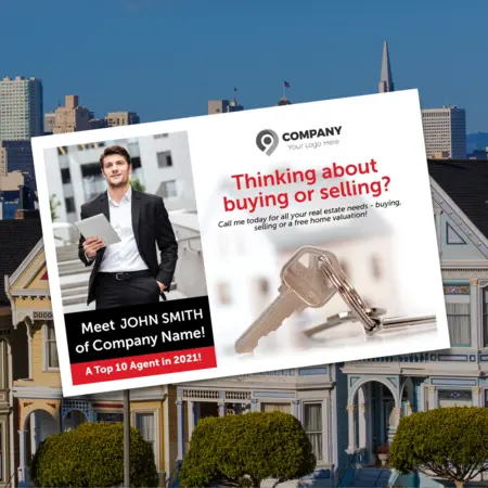 Agent introduction postcards