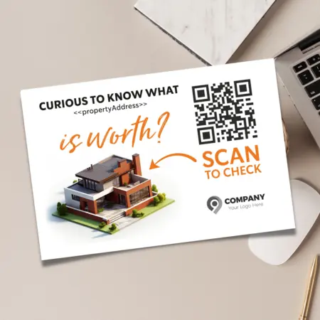 Minimalist Automated Seller Valuation Postcards