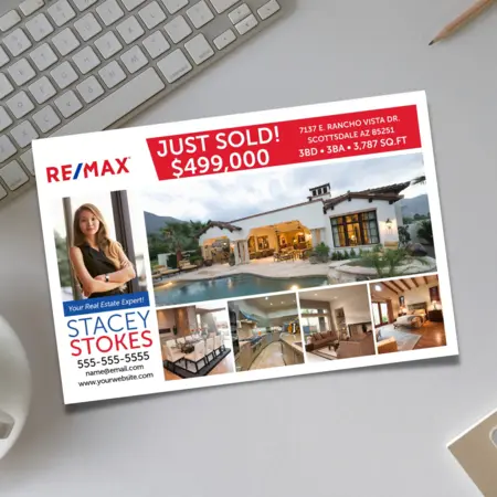 Real estate postcards