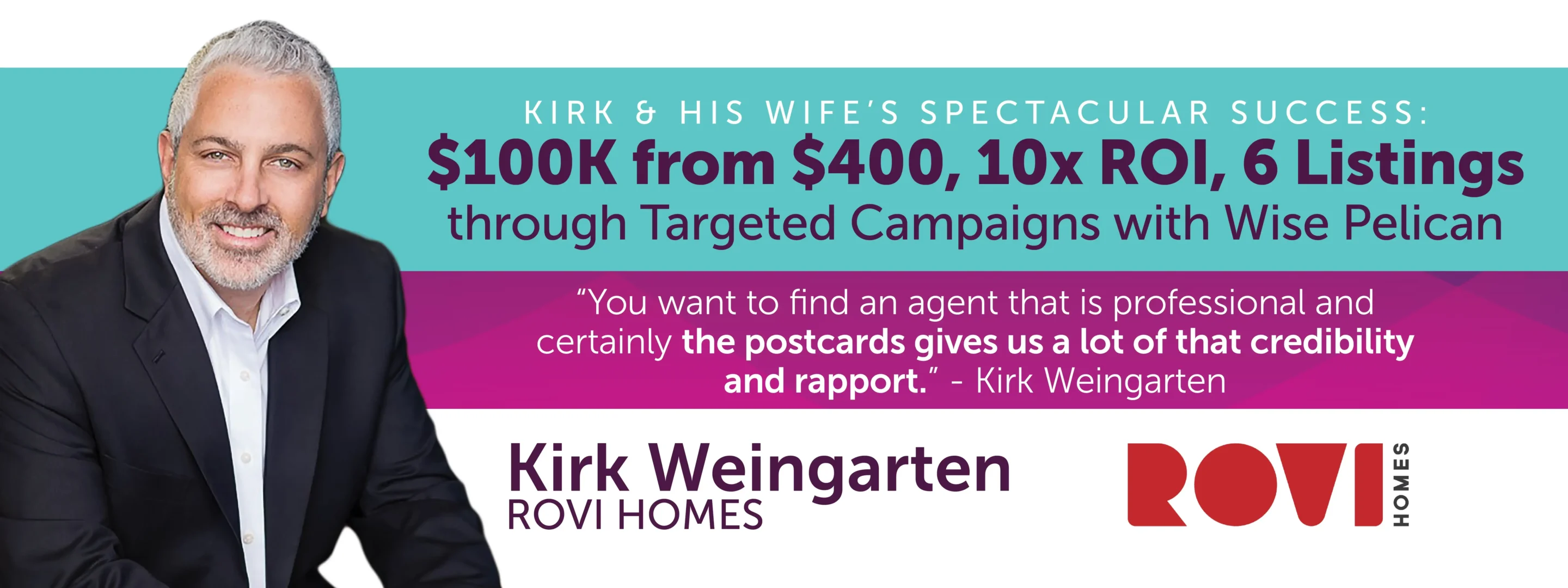 Kirk Weingarten - Wise Pelican success story