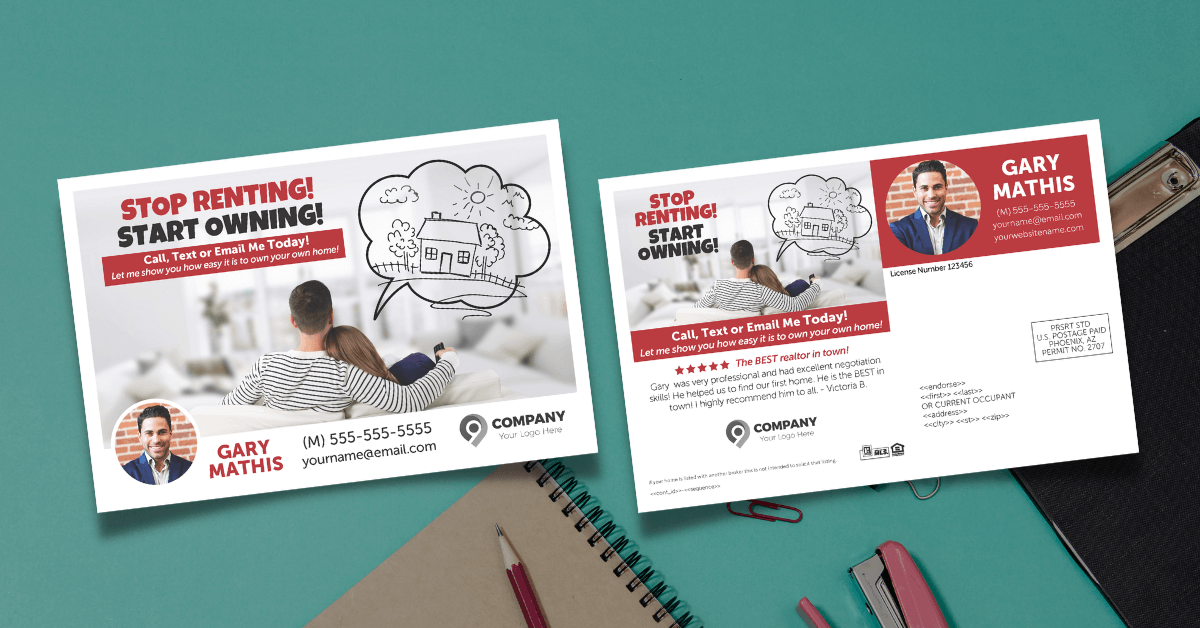 Stop Renting Postcard Templates by Wise Pelican