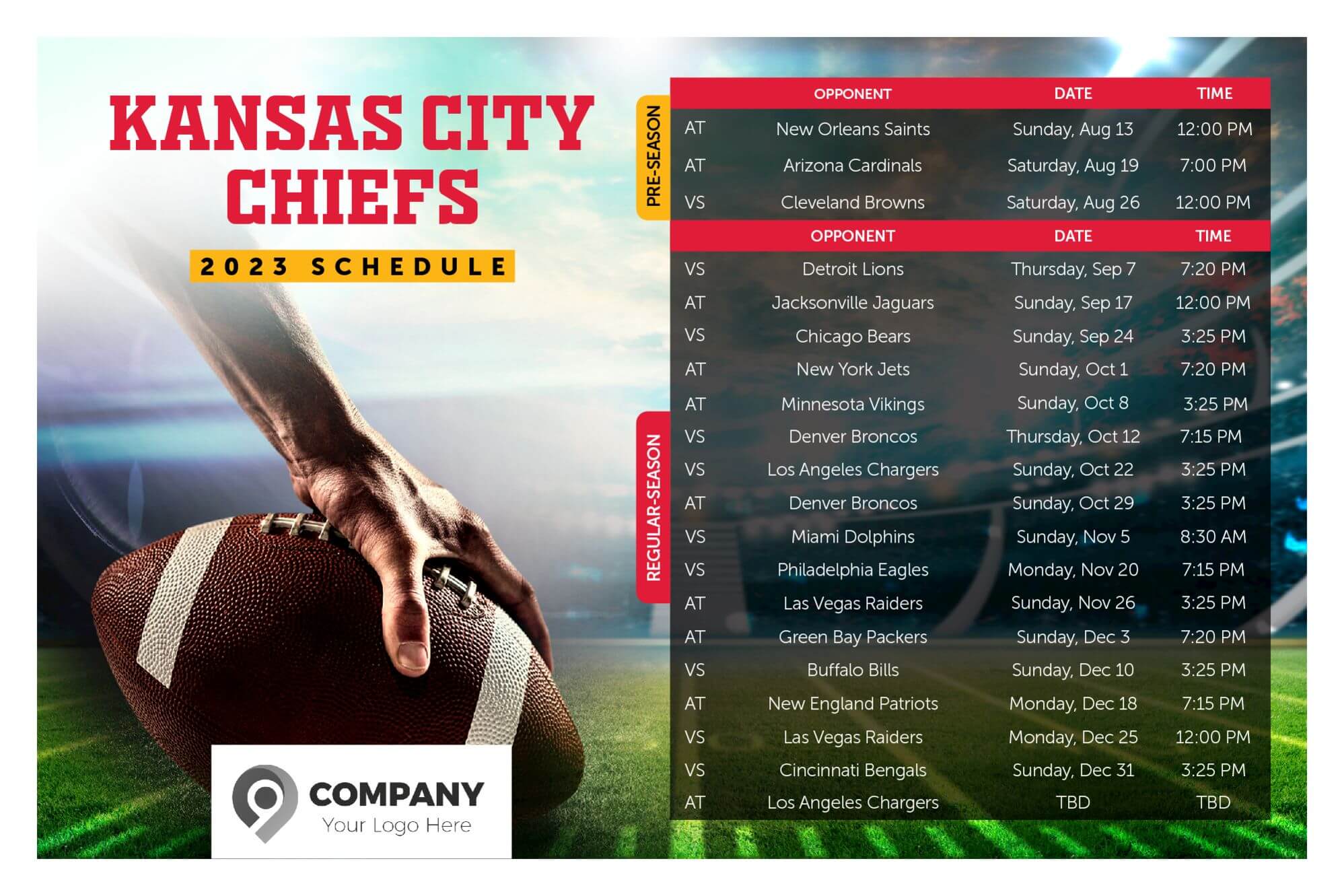 Kansas City Chiefs (Front)