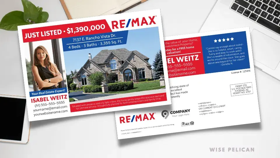direct mail real estate postcards