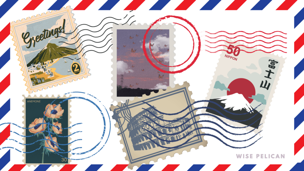 stamps from around the world
