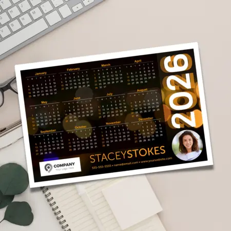 calendar 2026 postcards