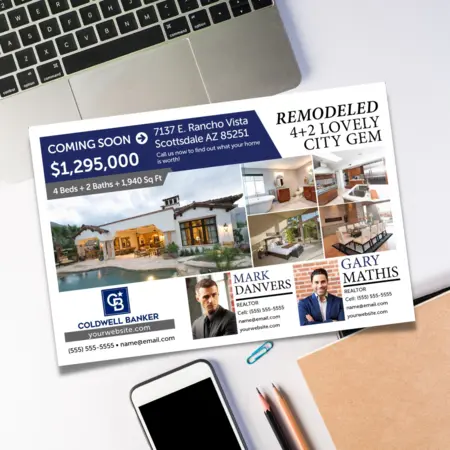 coming soon real estate postcards