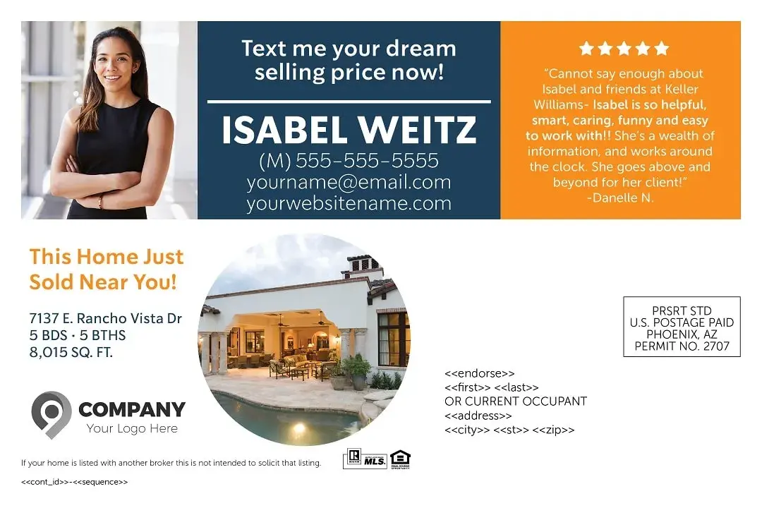 direct mail postcards real estate