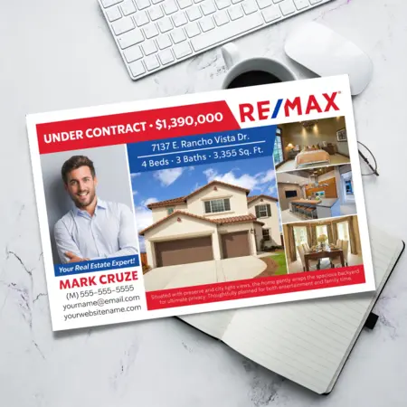 under contract postcards