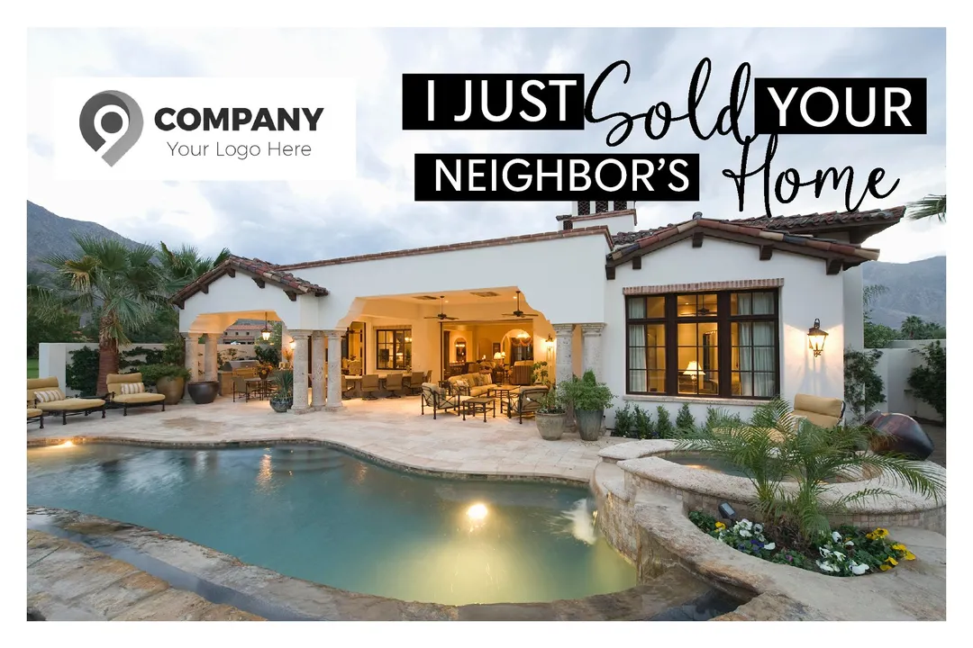 Just Sold Your Neighbor's Home Postcards Mail In Minutes