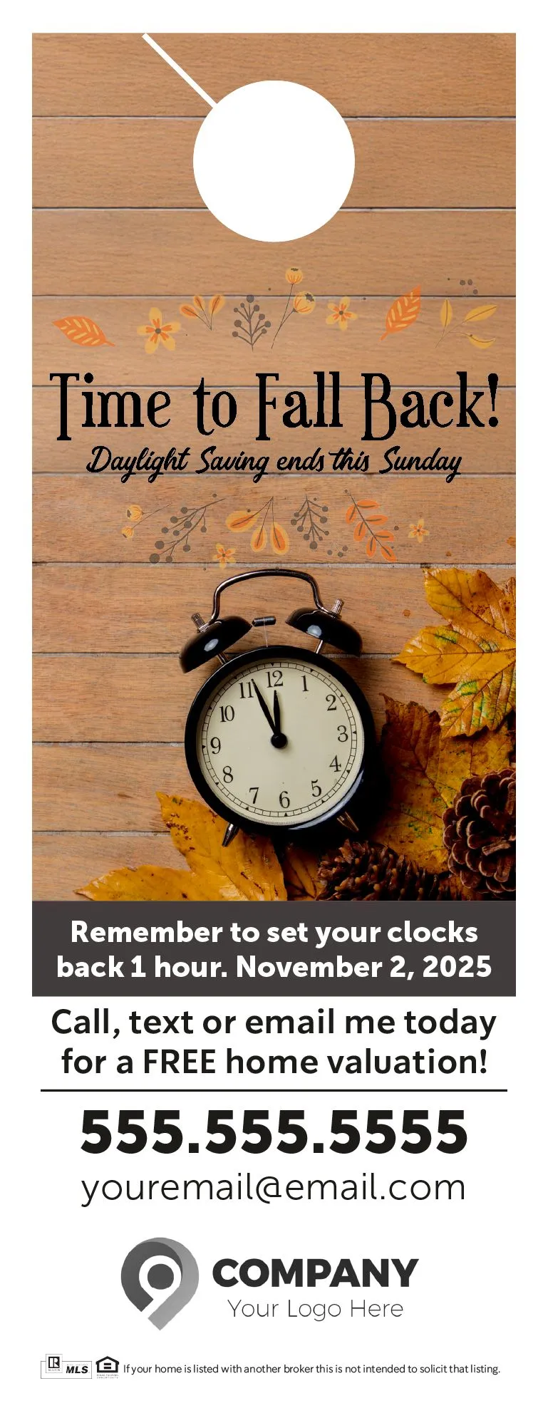 fall back door hangers 2 fall back door hangers 2