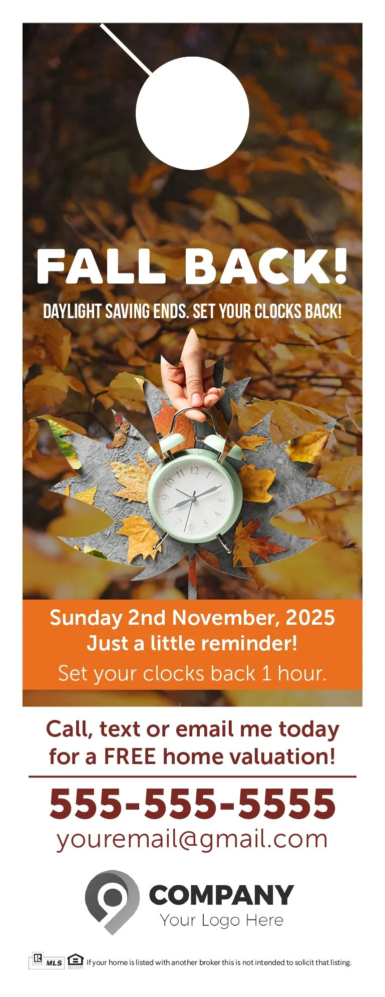 fall back door hangers 3 fall back door hangers 3