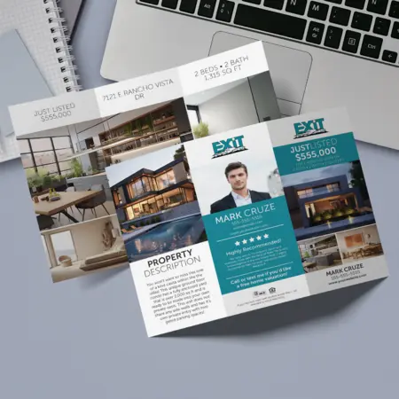 exit tri-fold brochures